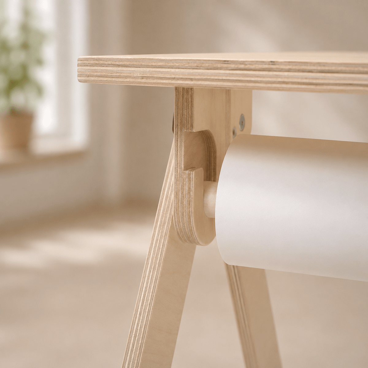 Drawing Board and Table 2in1 with Paper Roll - Tiny Tugz™