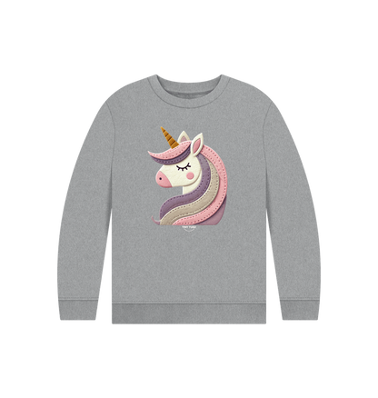 Athletic Grey Printed Kids Jumper