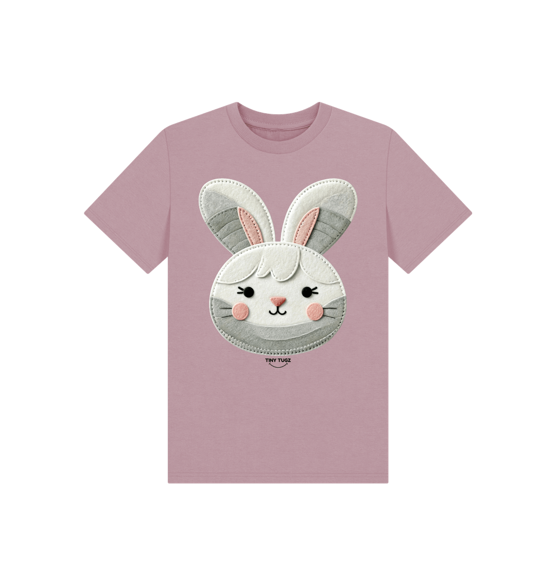 Mauve Printed Kids T-Shirt