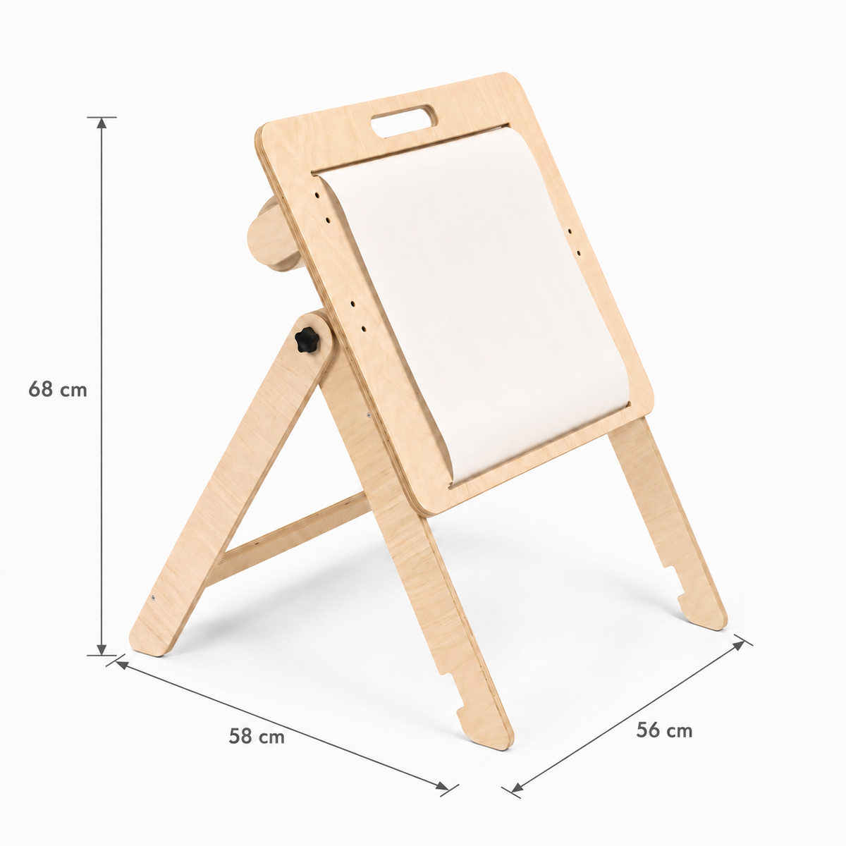 Drawing Board and Table 2in1 with Paper Roll - Tiny Tugz™