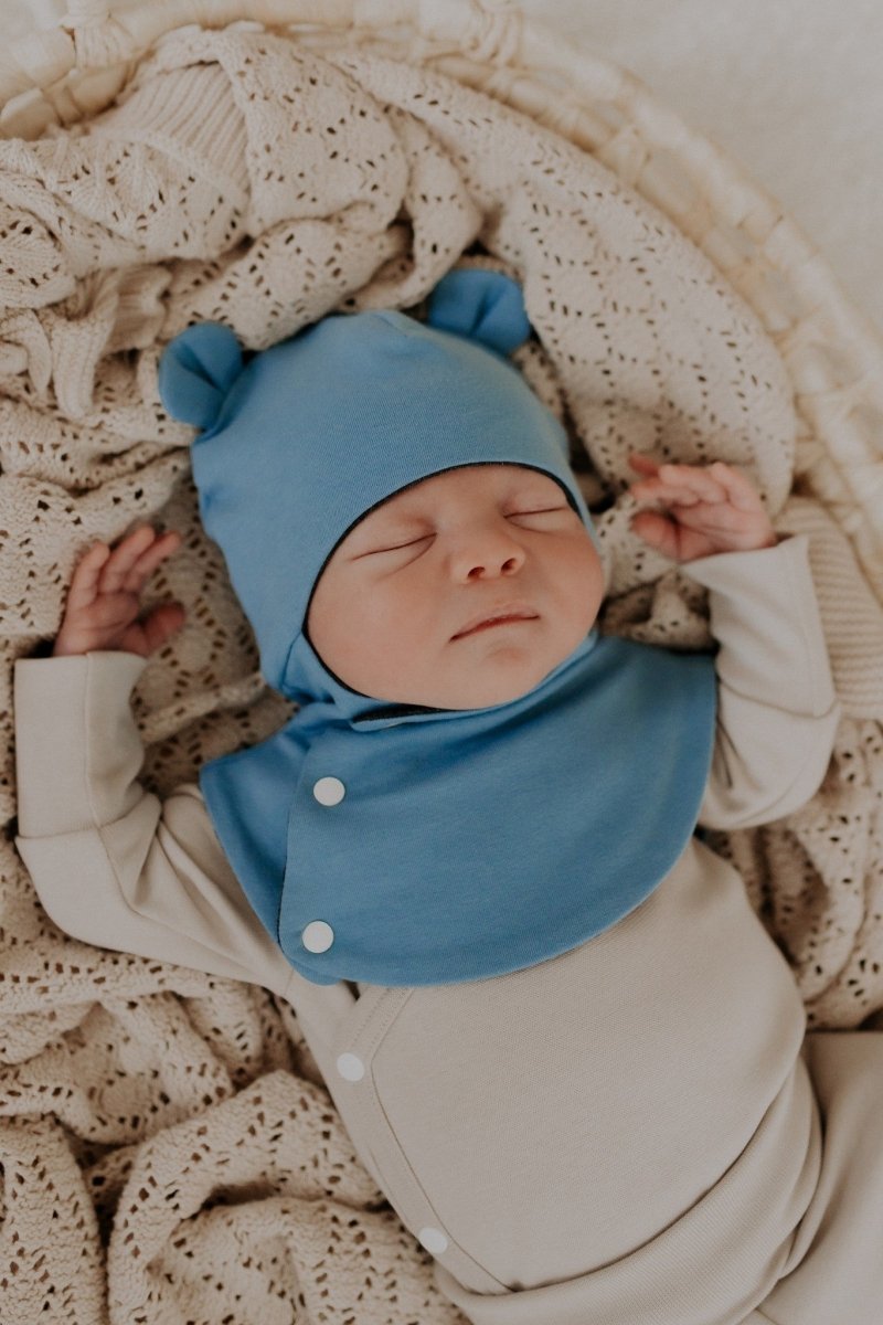 Double Cotton Baby Hooded Hat (Taison) - Tiny Tugz™