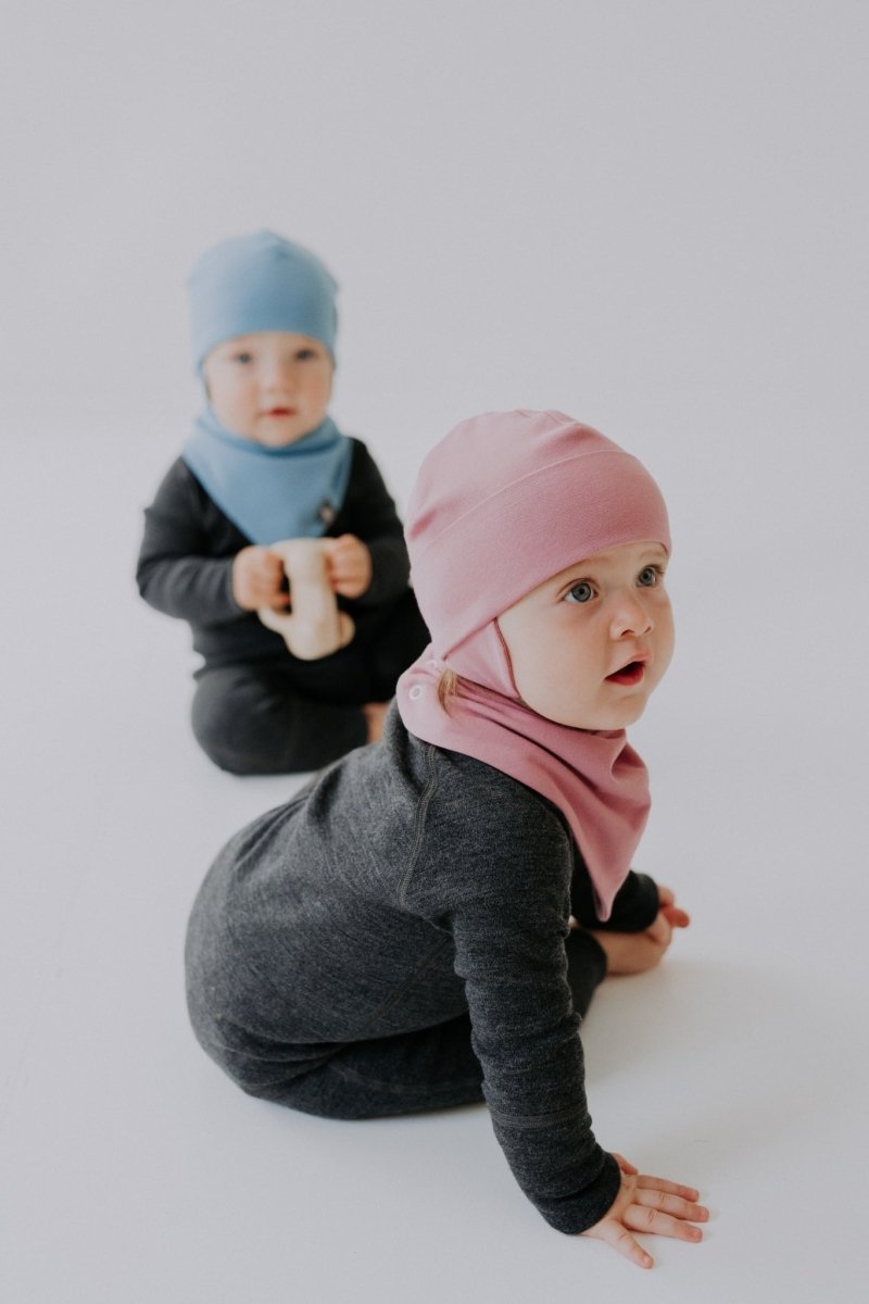 Double Cotton Baby Tie Hat (Happy) - Tiny Tugz™