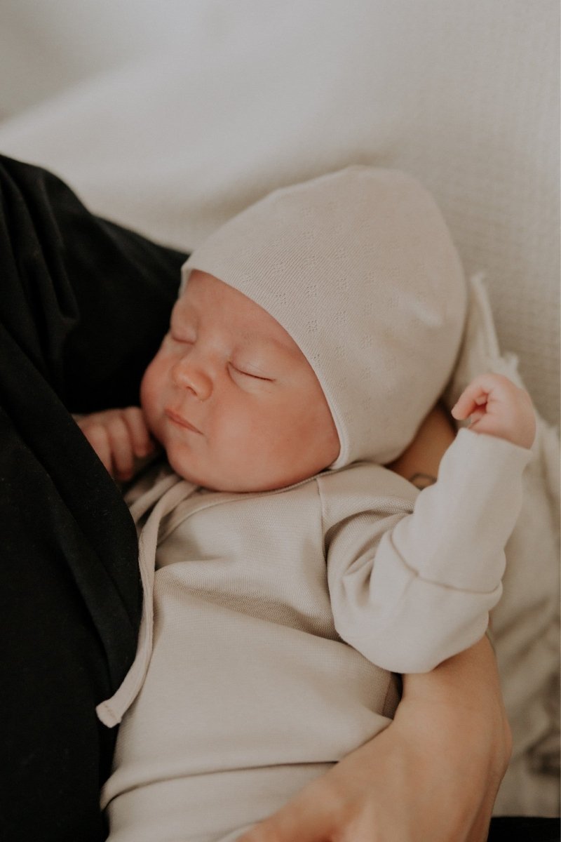 Double Cotton Baby Tie Hat (Nate) - Tiny Tugz™
