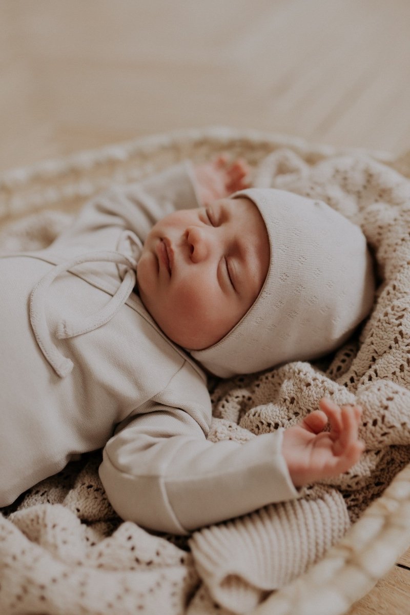 Double Cotton Baby Tie Hat (Nate) - Tiny Tugz™