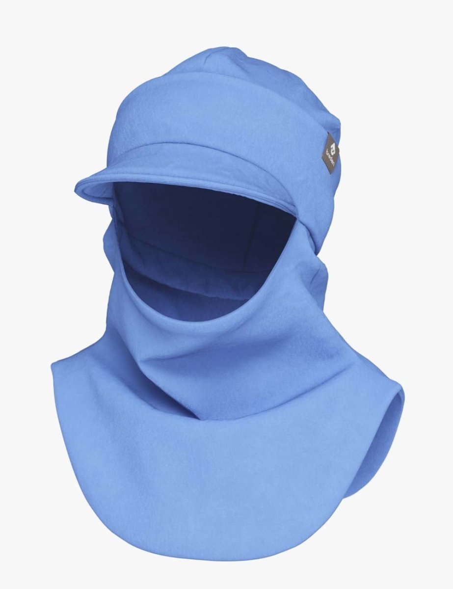 Double Cotton Toddlers & Kids Peaked Hooded Hat & Scarf (Bent) - Tiny Tugz™