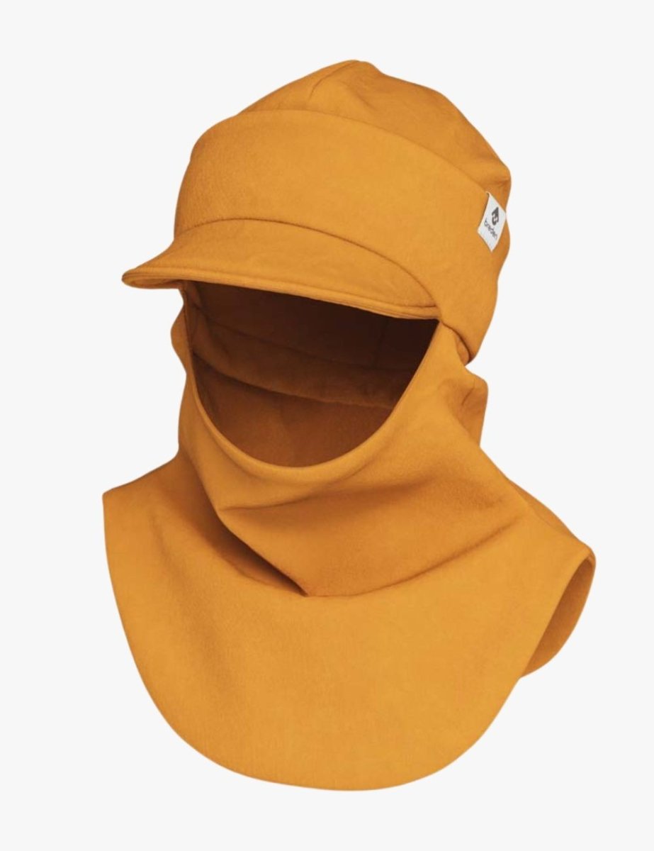 Double Cotton Toddlers & Kids Peaked Hooded Hat & Scarf (Bent) - Tiny Tugz™
