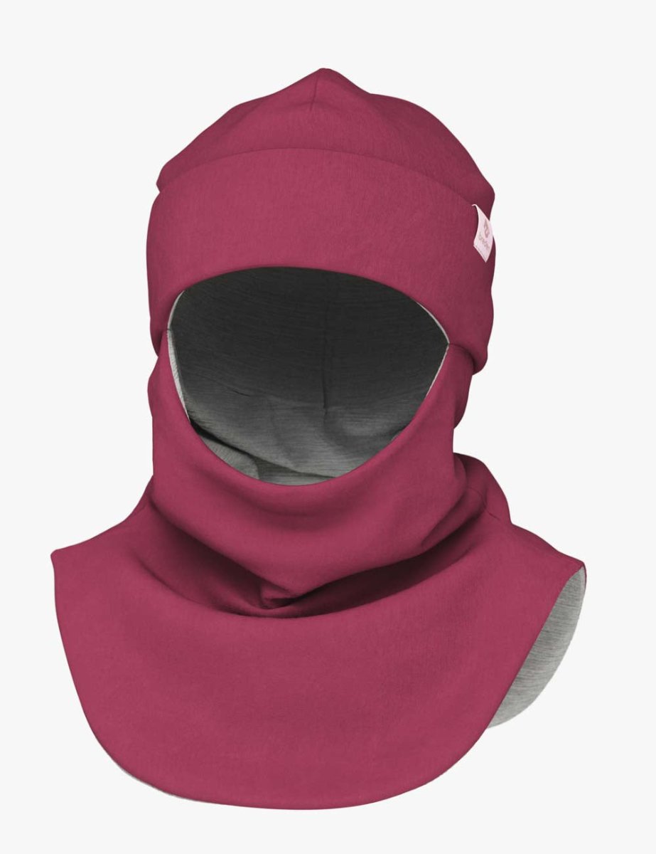 Double Merino Lining Toddlers & Kids Peaked Hooded Hat & Scarf (Clavan) - Tiny Tugz™