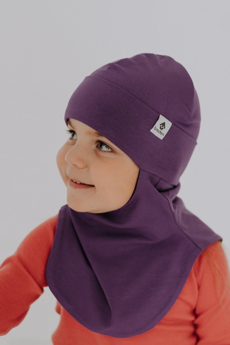 Double Merino Lining Toddlers & Kids Peaked Hooded Hat & Scarf (Clavan) - Tiny Tugz™