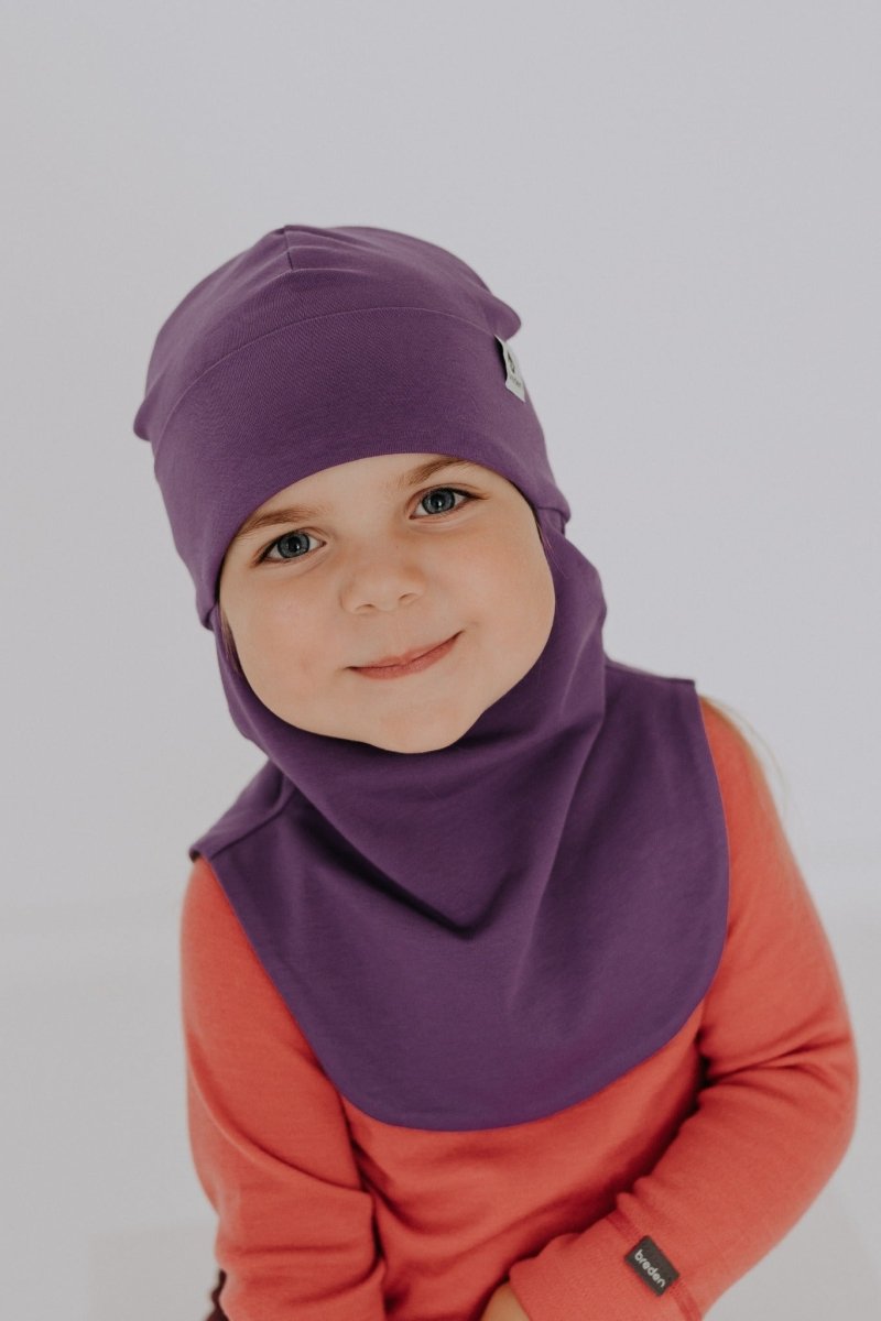 Double Merino Lining Toddlers & Kids Peaked Hooded Hat & Scarf (Clavan) - Tiny Tugz™