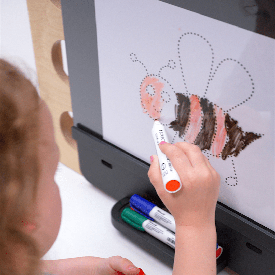 Double-Sided Chalkboard & Tracing Board - Add-On for Climbing Frames - Tiny Tugz™