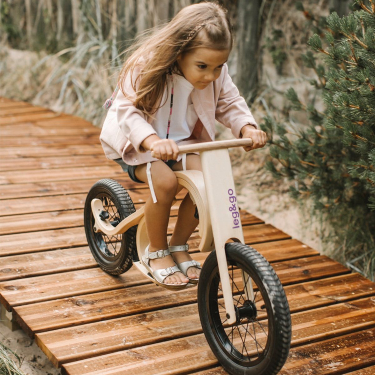 Downhill Add-On for Wooden Balance Bike 3-in-1 – Handmade - Tiny Tugz™