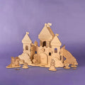 Dreamland Castle - Colour-Your-Own Wooden Play Set - Tiny Tugz™