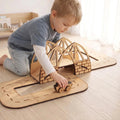 Dreamy Drawbridge - Colour-Your-Own Wooden Bridge Play Set - Tiny Tugz™