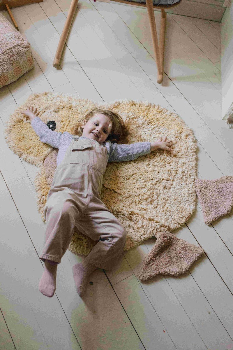 Duck Cotton Rug for Kids (95 x 120cm) - Tiny Tugz™