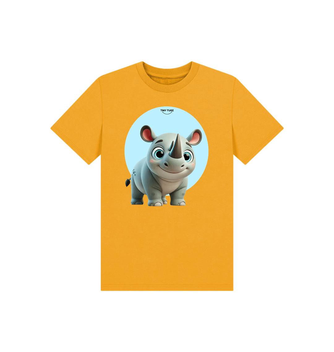 Mustard Printed Kids T-Shirt