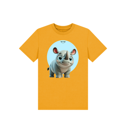 Mustard Printed Kids T-Shirt