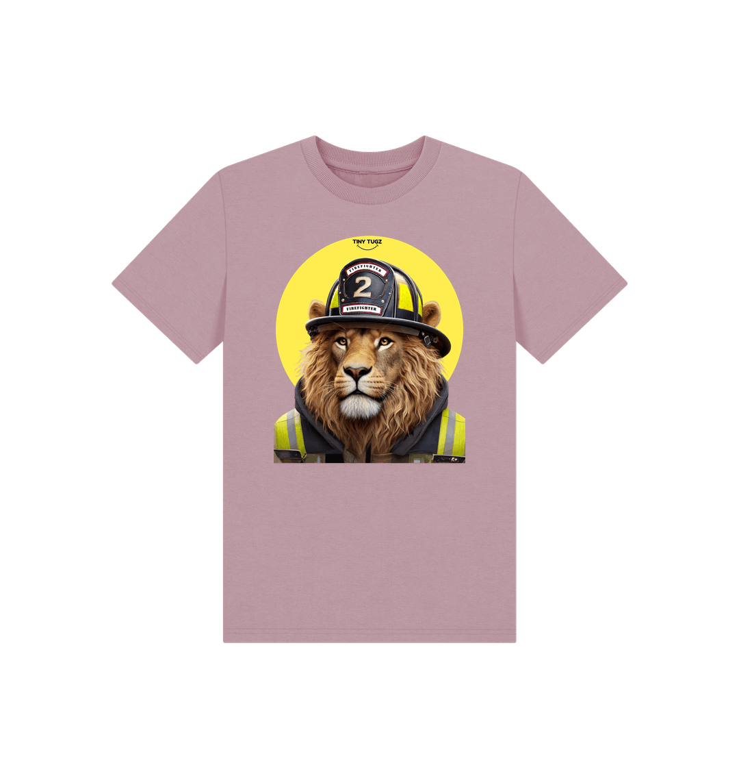 Mauve Printed Kids T-Shirt