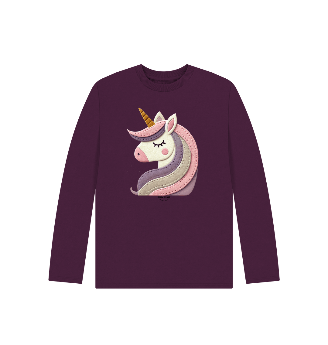 Purple Printed Kids T-Shirt