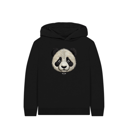 Black Printed Kids Hoodie