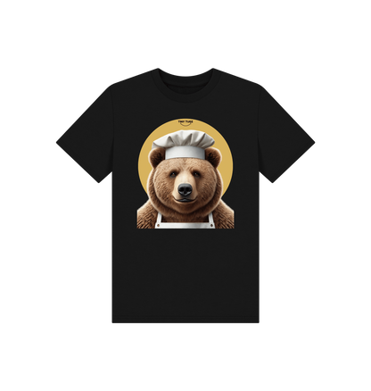 Black Printed Kids T-Shirt