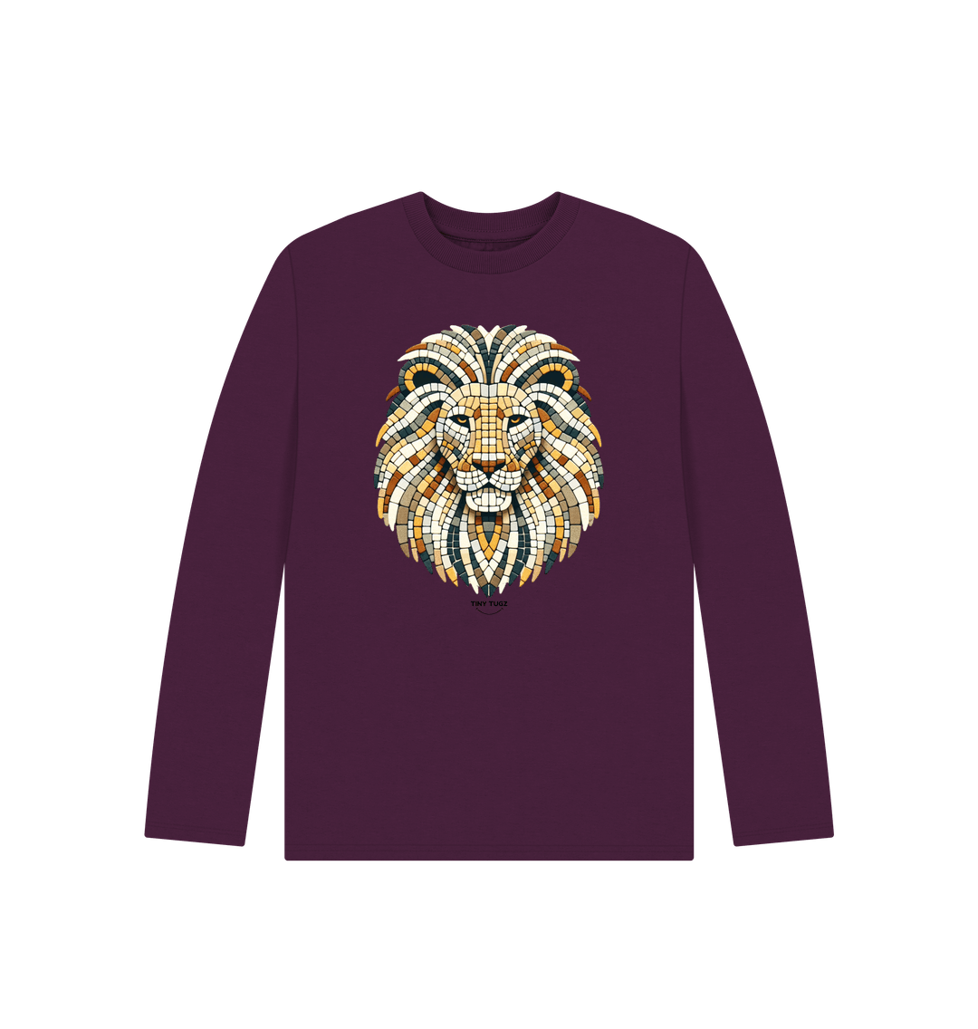 Purple Printed Kids T-Shirt