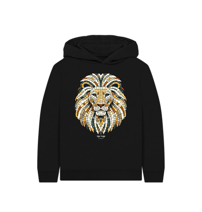 Black Printed Kids Hoodie