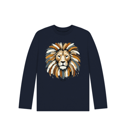 Navy Blue Printed Kids T-Shirt