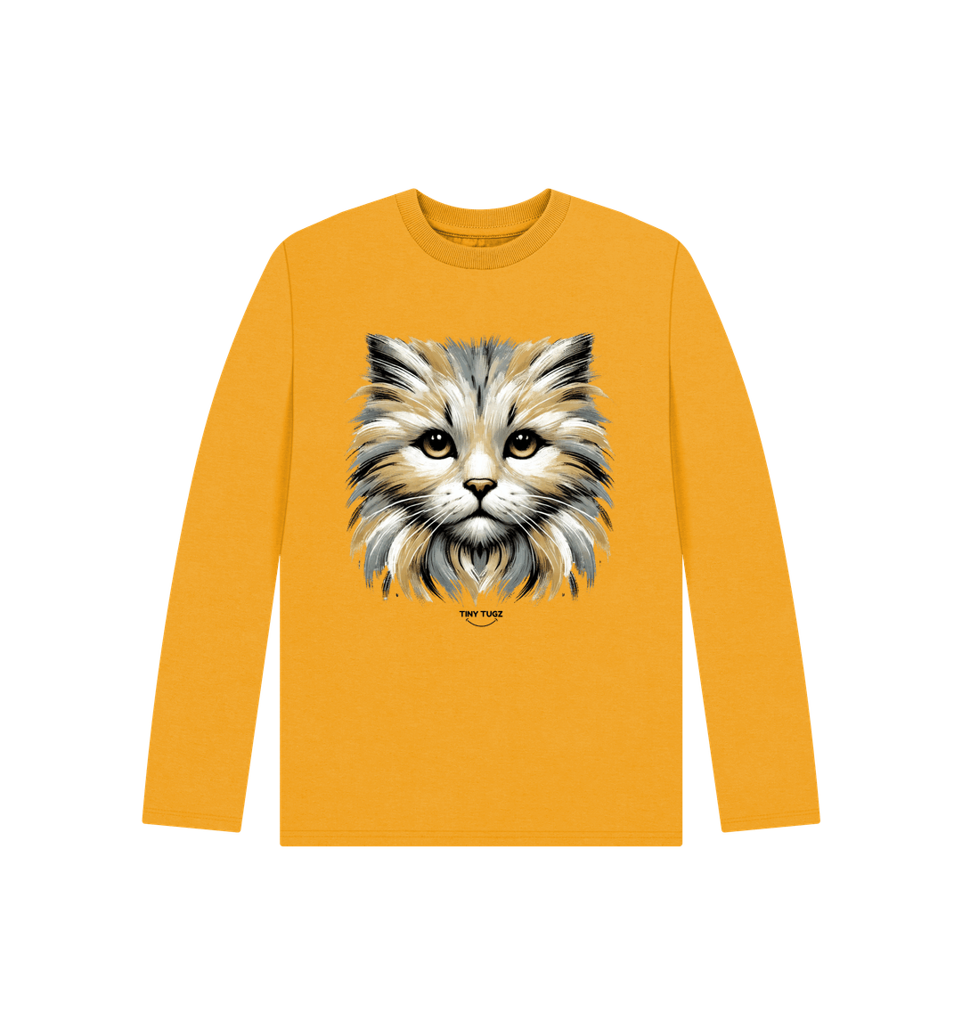 Mustard Printed Kids T-Shirt