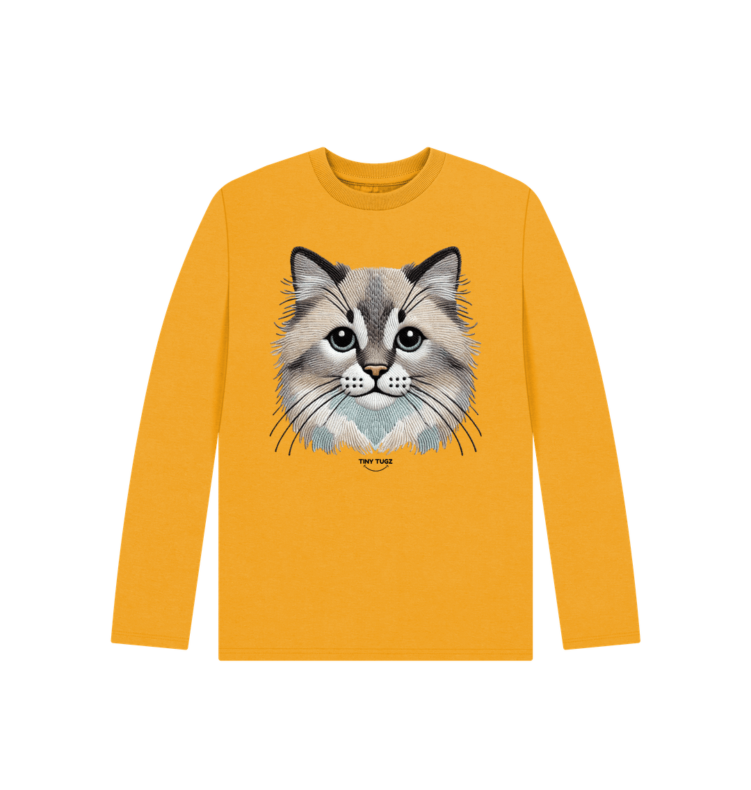 Mustard Printed Kids T-Shirt