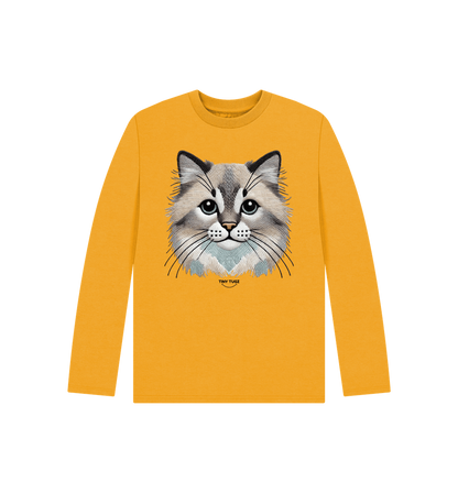 Mustard Printed Kids T-Shirt