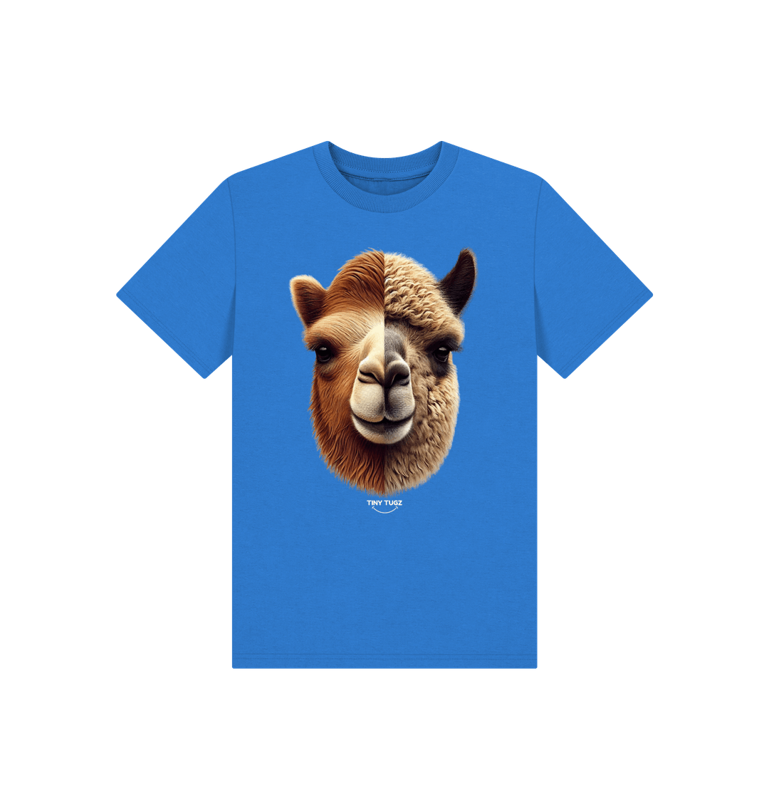 Bright Blue Printed Kids T-Shirt