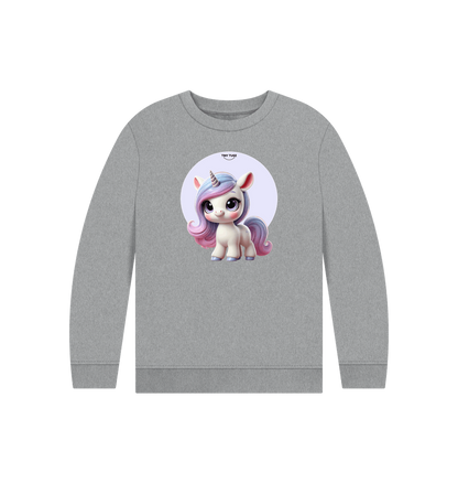 Athletic Grey Printed Kids Jumper