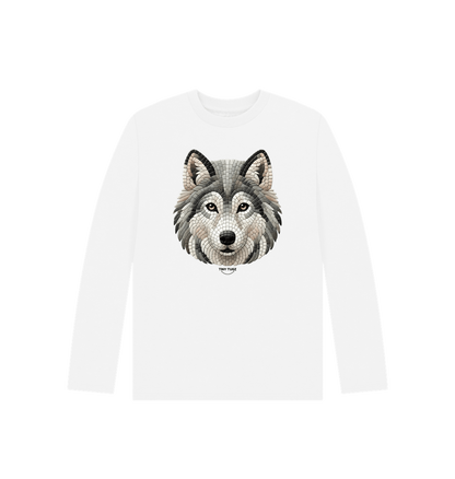 White Printed Kids T-Shirt