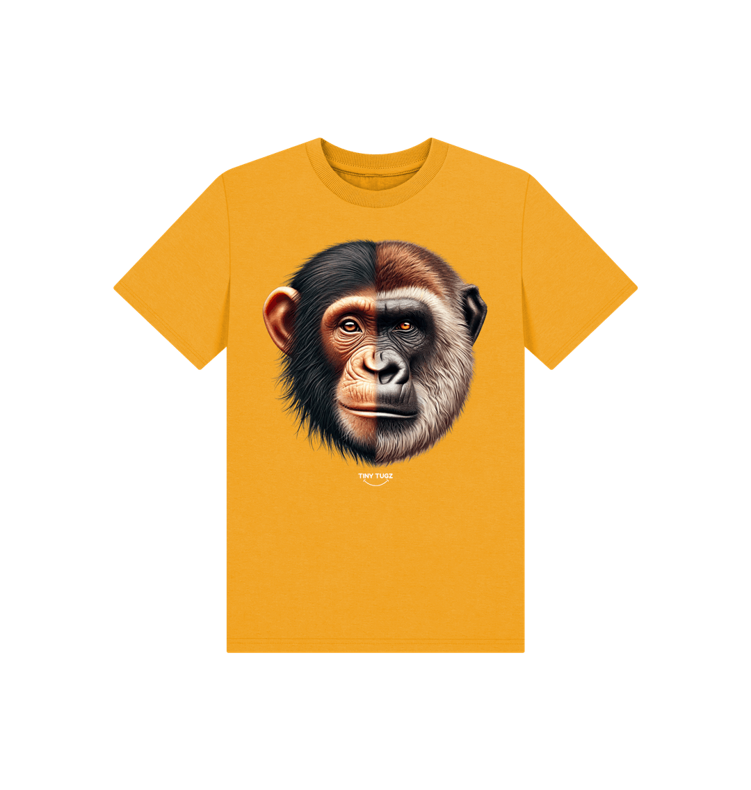 Mustard Printed Kids T-Shirt