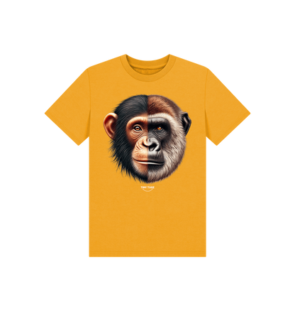 Mustard Printed Kids T-Shirt