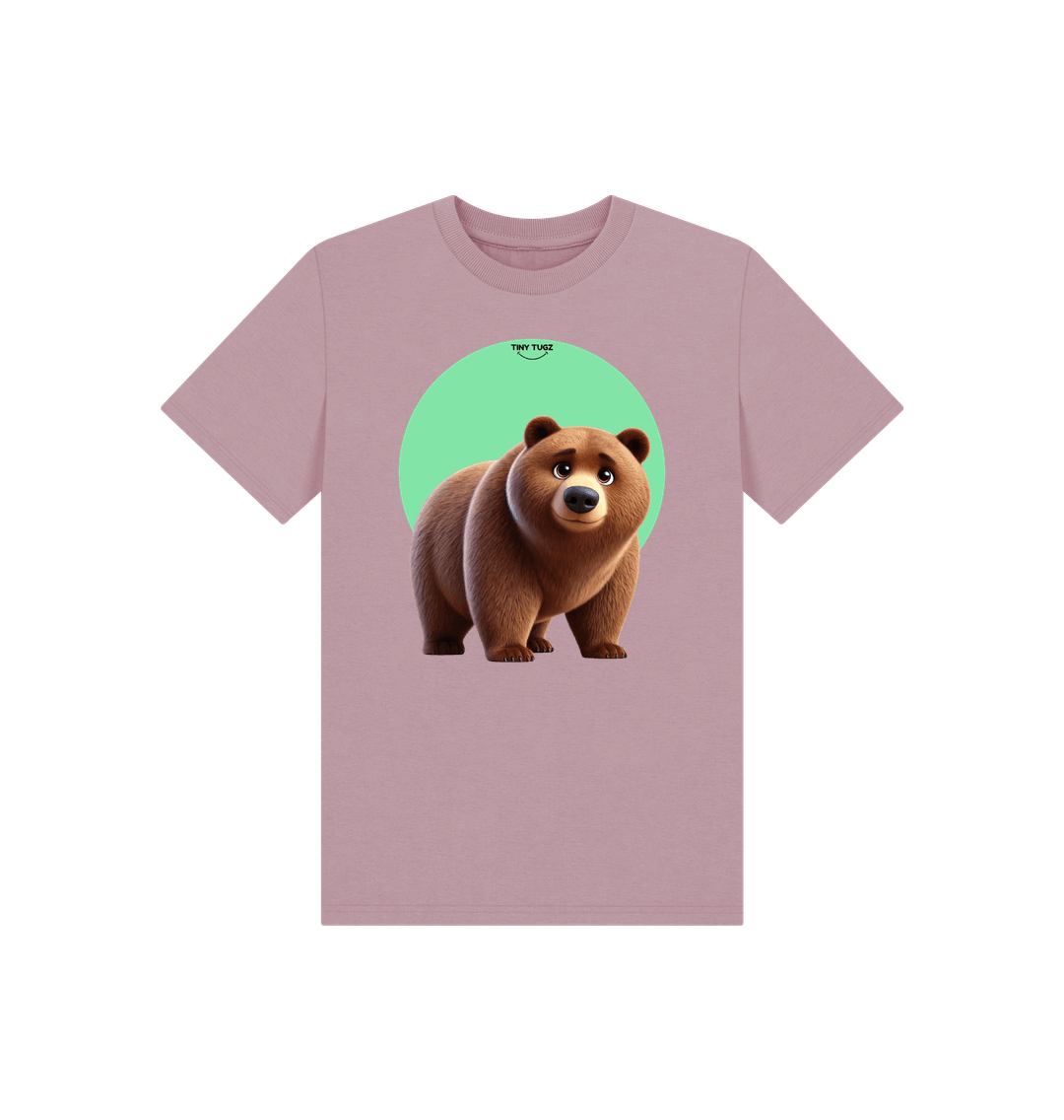 Mauve Printed Kids T-Shirt