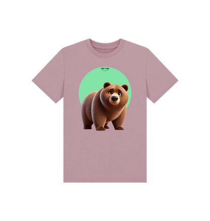 Mauve Printed Kids T-Shirt