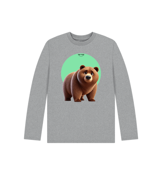 Athletic Grey Printed Kids T-Shirt