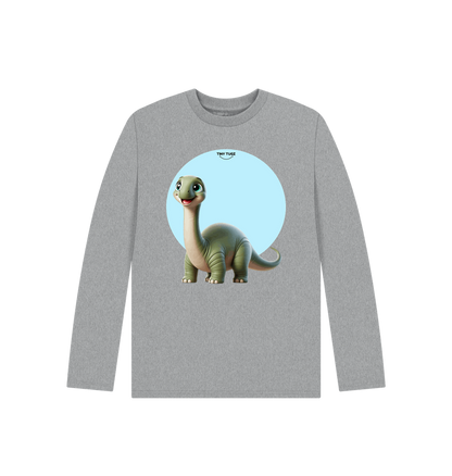 Athletic Grey Printed Kids T-Shirt