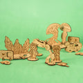 Eco Detectives - Colour-Your-Own Wooden Explorer Play Set - Tiny Tugz™