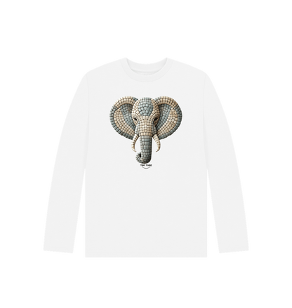 White Printed Kids T-Shirt