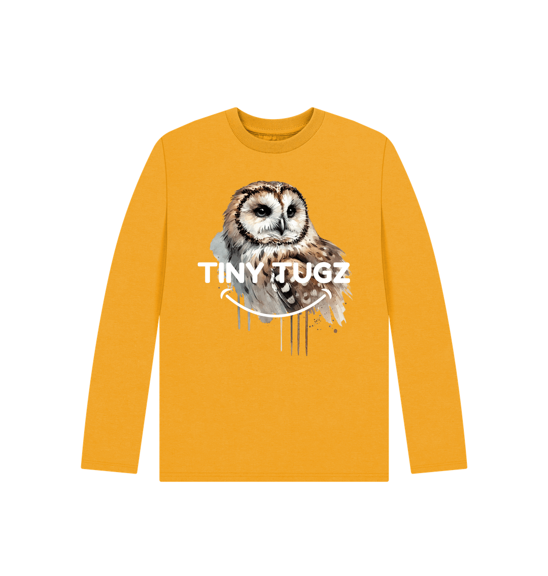 Mustard Printed Kids T-Shirt