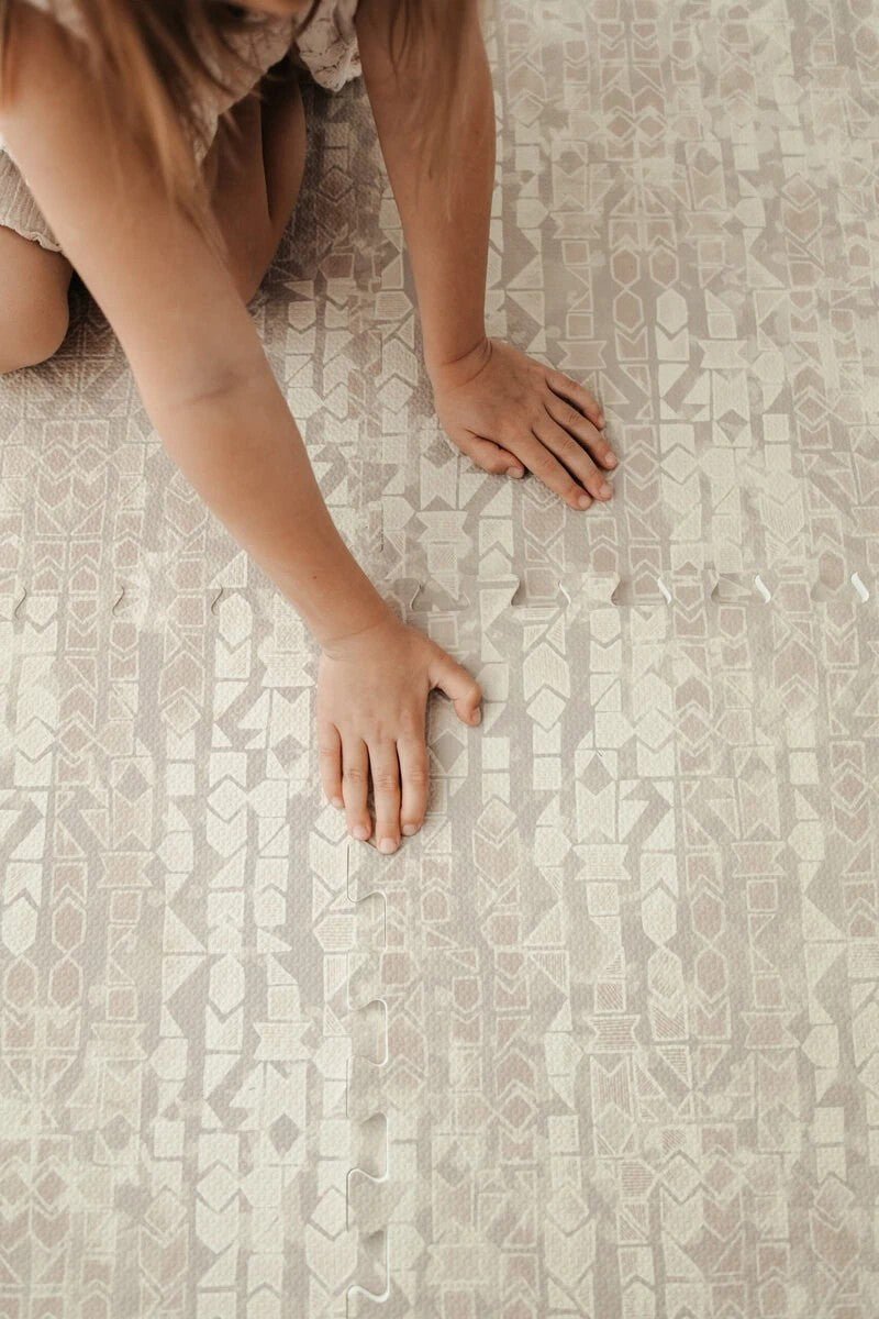EVA Foam Puzzle Playmat (Anya Linen) - Tiny Tugz™