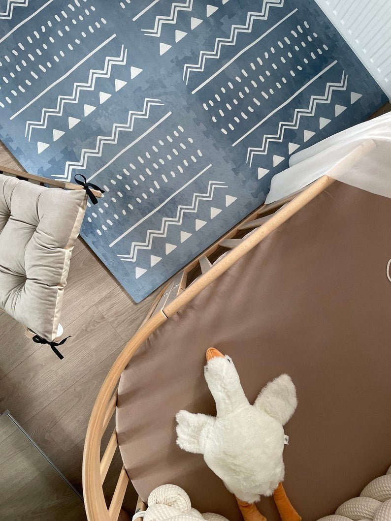 EVA Foam Puzzle Playmat (Boho Azure) - Tiny Tugz™