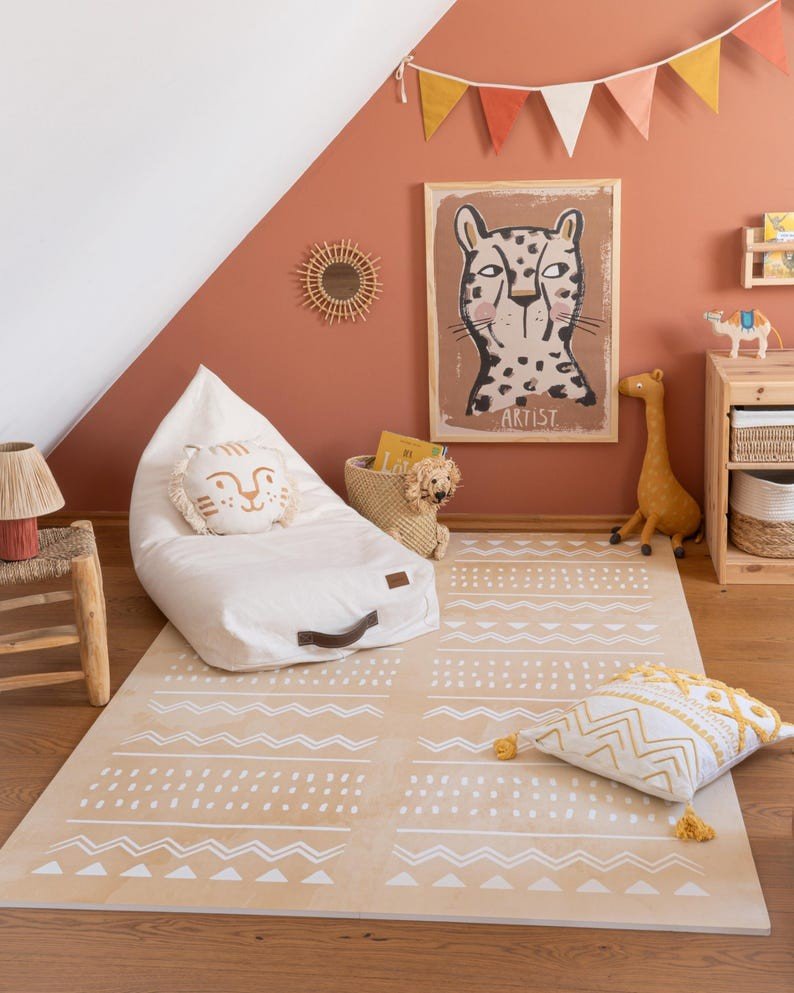 EVA Foam Puzzle Playmat (Boho Sand) - Tiny Tugz™