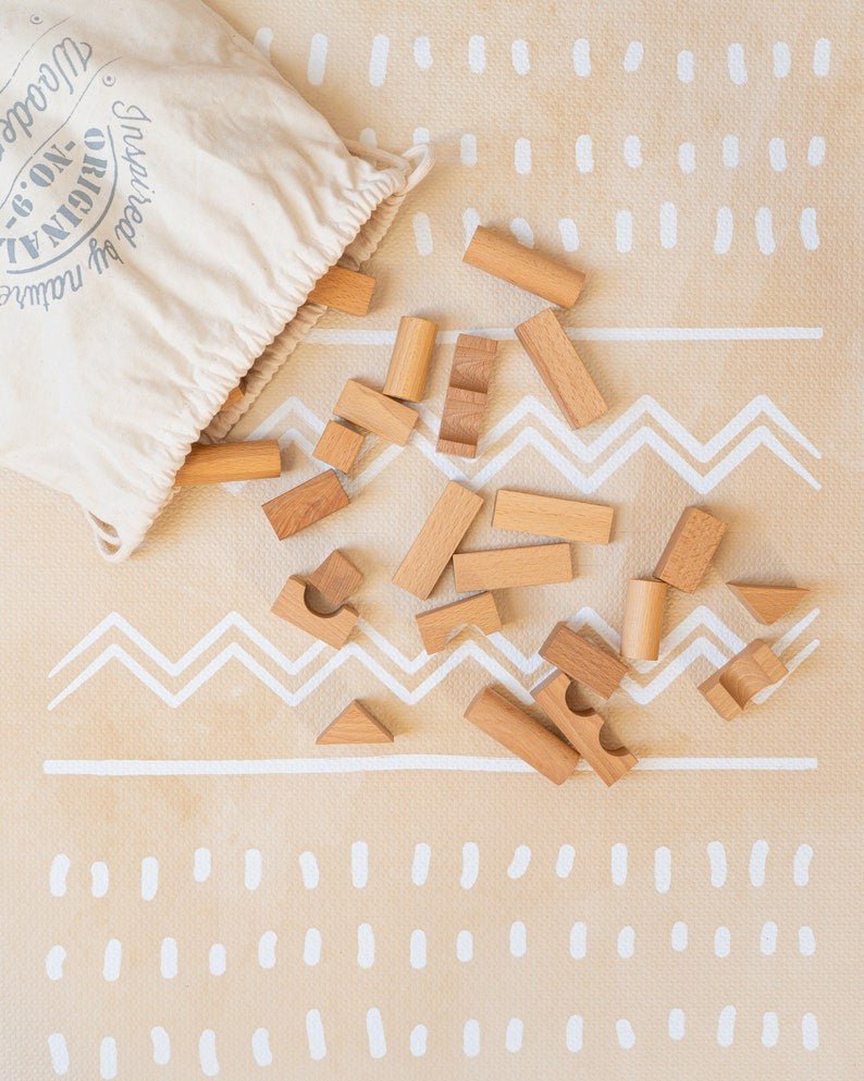EVA Foam Puzzle Playmat (Boho Sand) - Tiny Tugz™