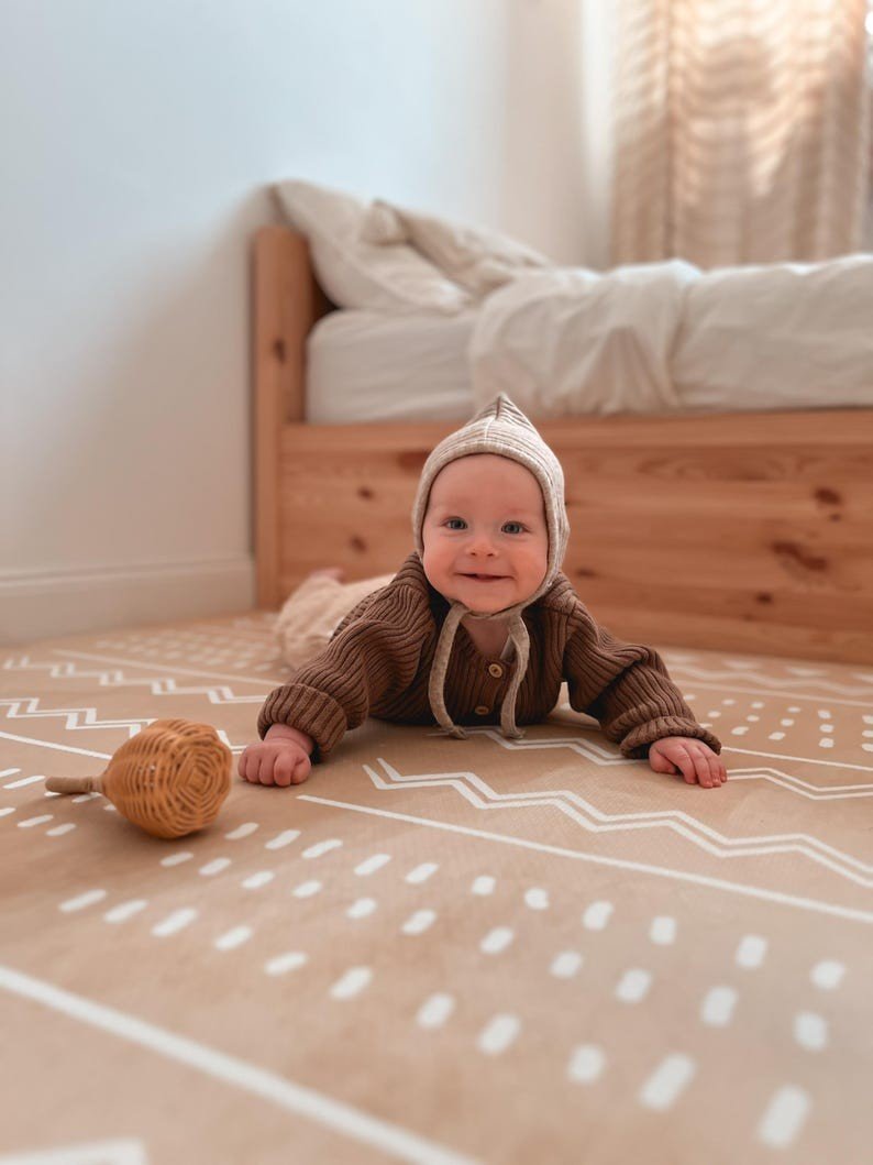 EVA Foam Puzzle Playmat (Boho Sand) - Tiny Tugz™