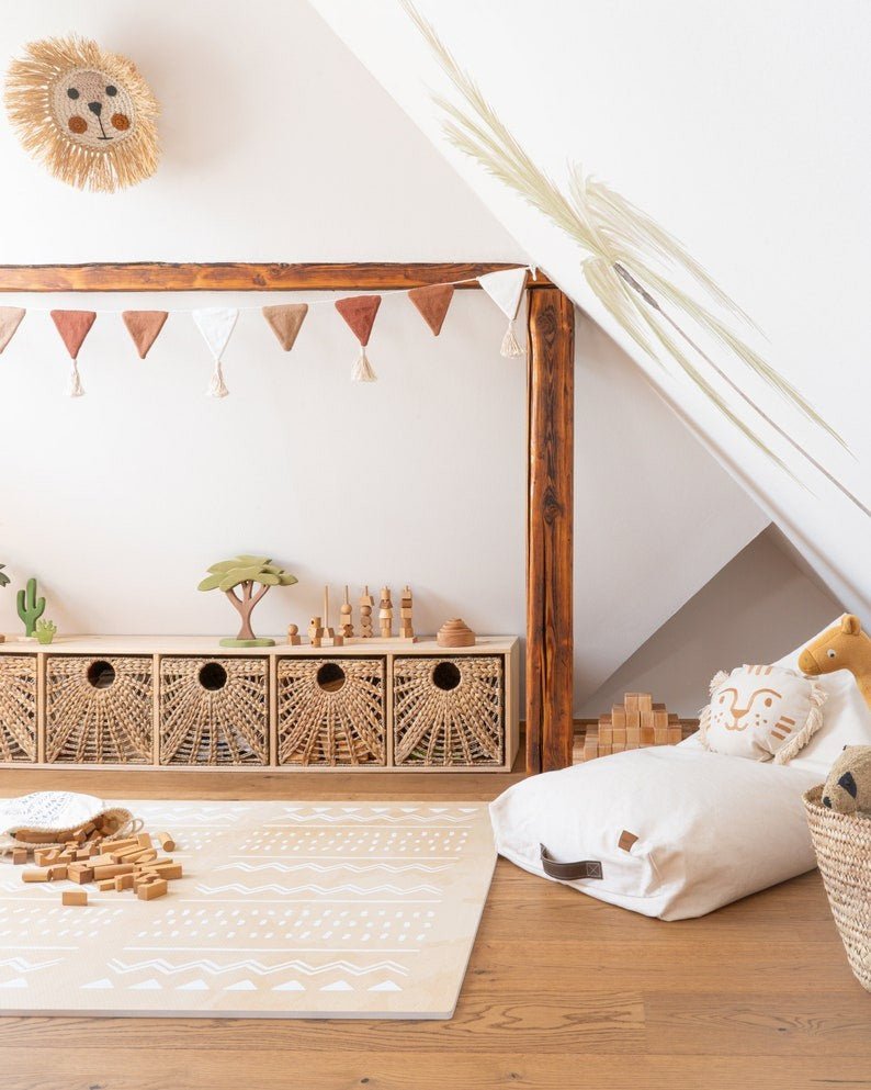 EVA Foam Puzzle Playmat (Boho Sand) - Tiny Tugz™