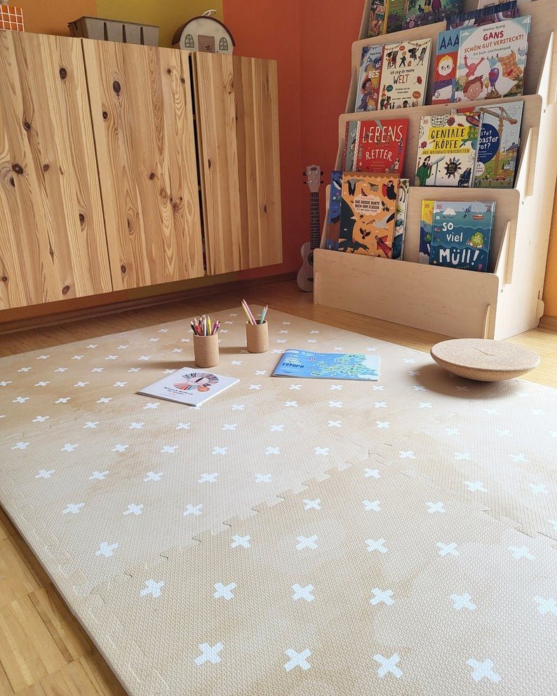 EVA Foam Puzzle Playmat (Cross Sand) - Tiny Tugz™