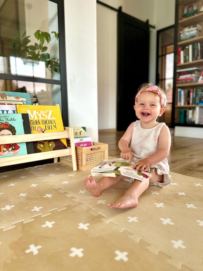 EVA Foam Puzzle Playmat (Cross Sand) - Tiny Tugz™